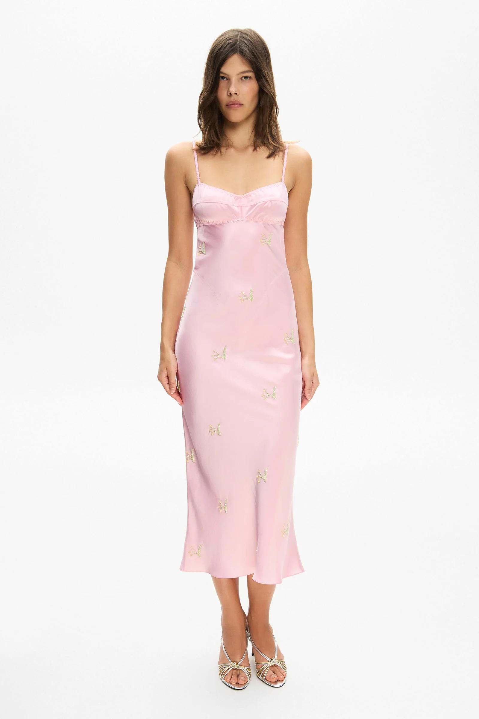 Beaded Waterlily dress